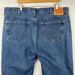 Levi's 550 Relaxed Fit Blue Denim Jeans Men's Size 42x36
